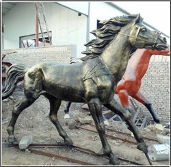 广场园林铜马雕塑