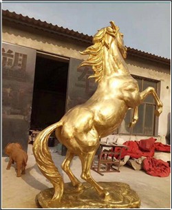 大型铜马雕塑铸造