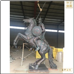 骑马将军雕塑铸造