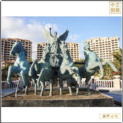 小区景观铜马雕塑