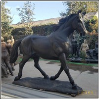 2.9米园林铜马雕塑