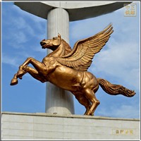城市景观大型铜飞马